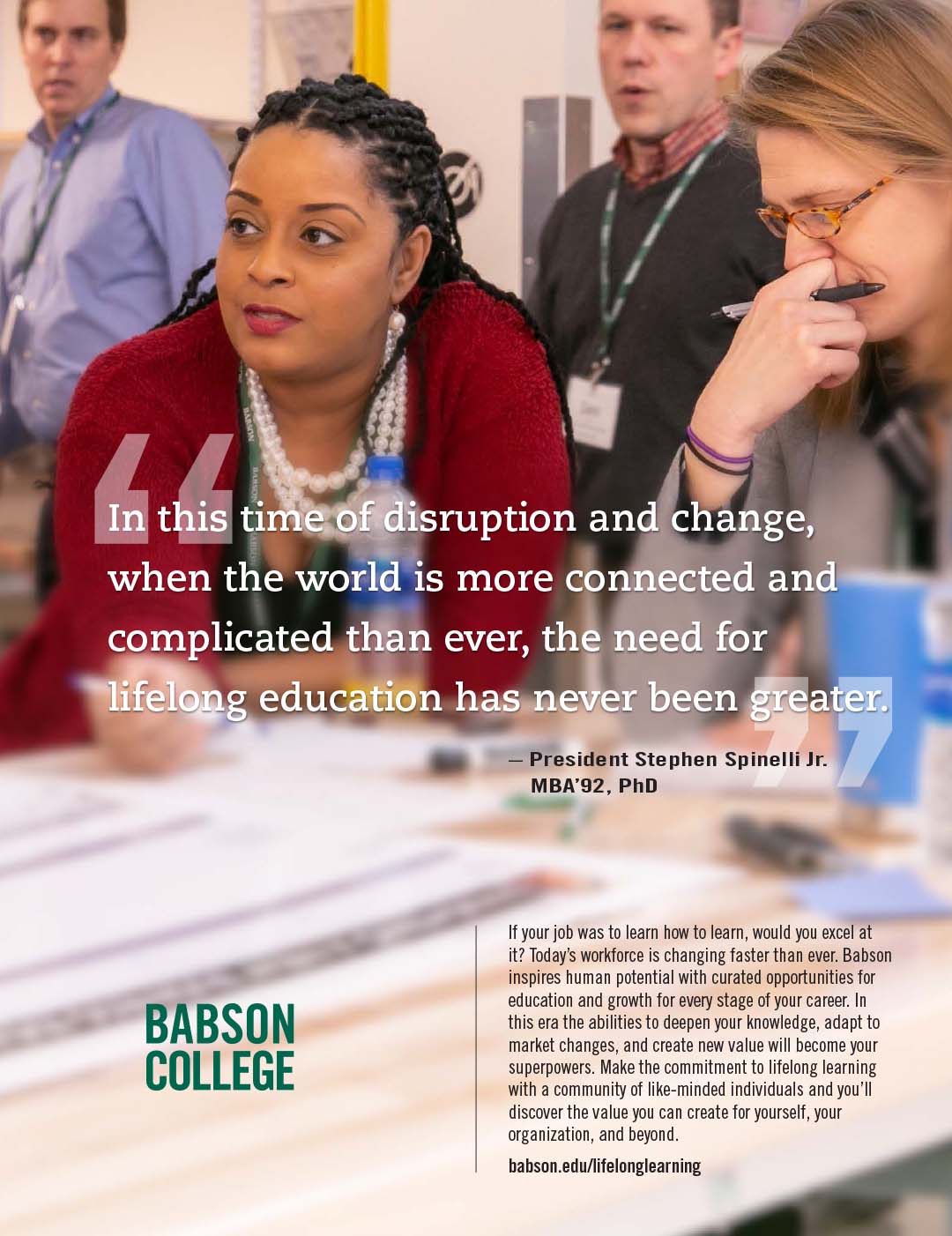 Babson College Print Ad